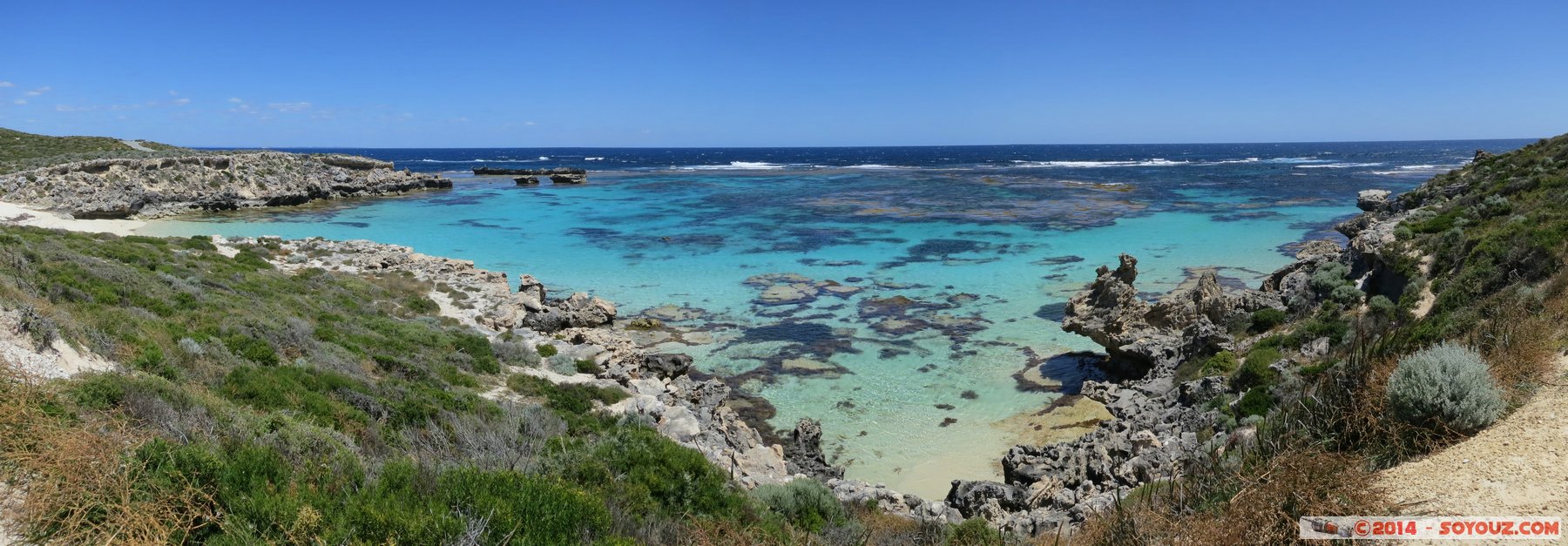 Rottnest Island - Salmon Point - Panorama
Stitched Panorama
Mots-clés: AUS Australie geo:lat=-32.02400477 geo:lon=115.52240968 geotagged Rottnest Island Western Australia Salmon Point mer plage panorama paysage