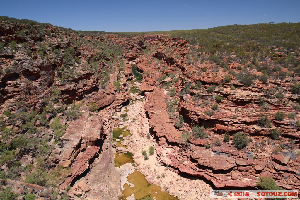 Kalbarri National Park - Z Bend - Murchison River
Mots-clés: AUS Australie geo:lat=-27.65355684 geo:lon=114.45666984 geotagged Kalbarri Western Australia Parc national paysage Z Bend Riviere Murchison River