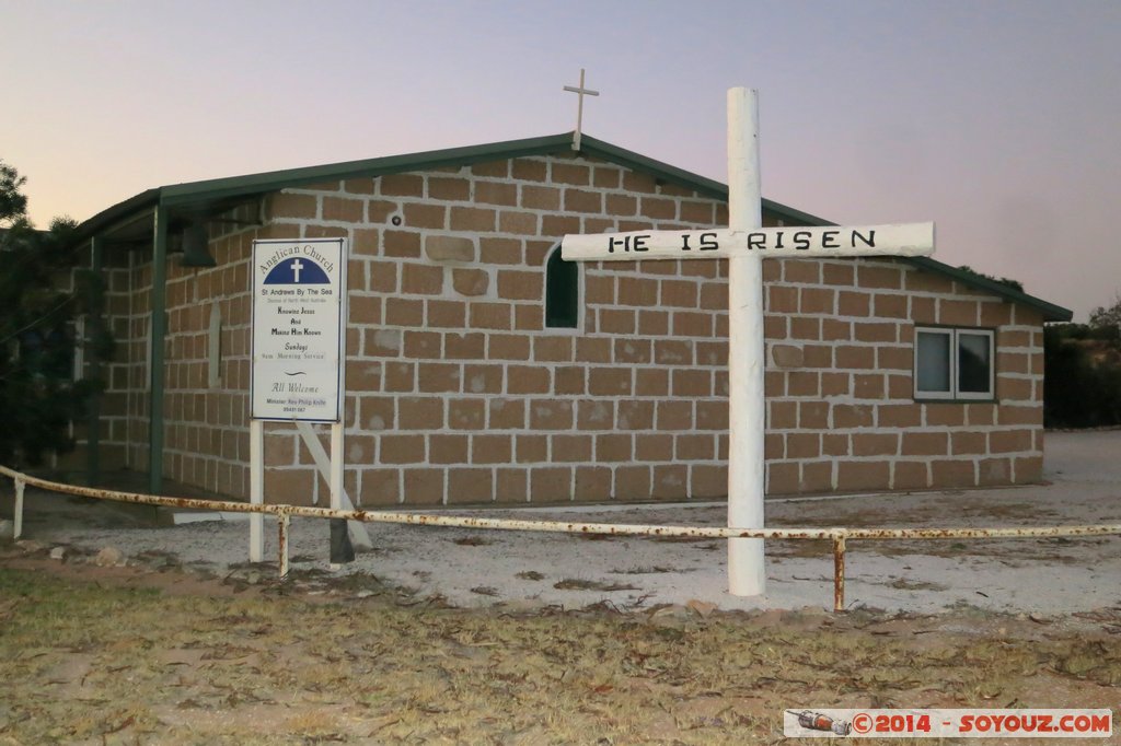 Shark Bay - Denham - Church St Andrews By The Sea
Mots-clés: AUS Australie Denham geo:lat=-25.92645860 geo:lon=113.53444140 geotagged Western Australia Eglise