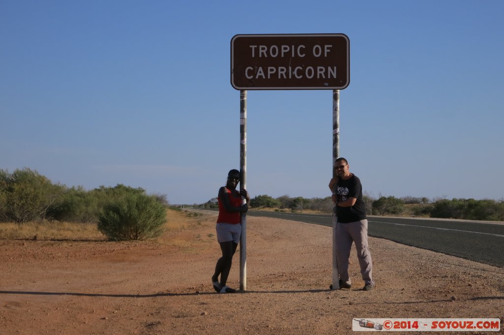 Minilya-Exmouth road - Tropic of Capricorn
Mots-clés: AUS Australie Coral Bay geo:lat=-23.44022129 geo:lon=113.95382382 geotagged Western Australia Cap Range Tropique