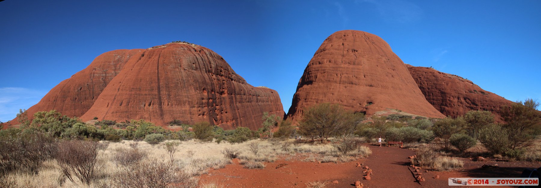 Kata Tjuta / The Olgas - Walpa Gorge - Panorama
Stitched Panorama
Mots-clés: AUS Australie geo:lat=-25.30038380 geo:lon=130.72506180 geotagged Northern Territory Uluru - Kata Tjuta National Park patrimoine unesco panorama Walpa Gorge animiste