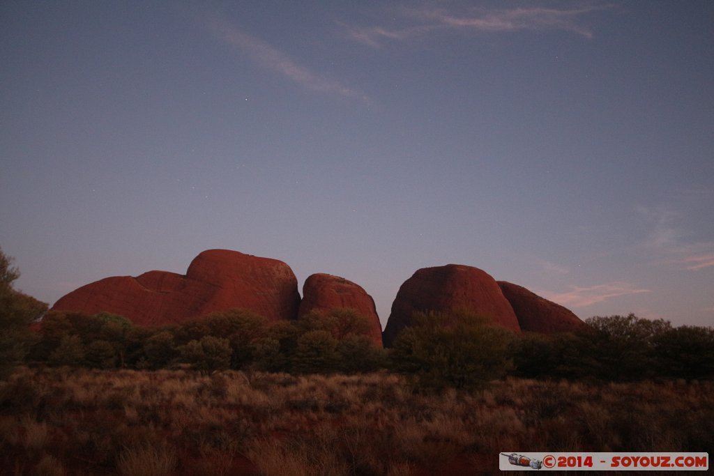 Kata Tjuta / The Olgas - Sunset
Mots-clés: AUS Australie geo:lat=-25.29505667 geo:lon=130.70776950 geotagged Northern Territory Uluru - Kata Tjuta National Park patrimoine unesco sunset animiste