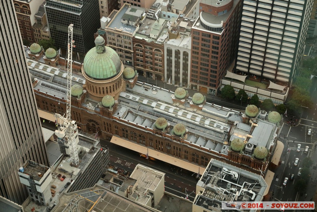 QVB from Sydney Tower
Mots-clés: AUS Australie geo:lat=-33.87061932 geo:lon=151.20903566 geotagged New South Wales Sydney Nuit Sydney Tower QVB