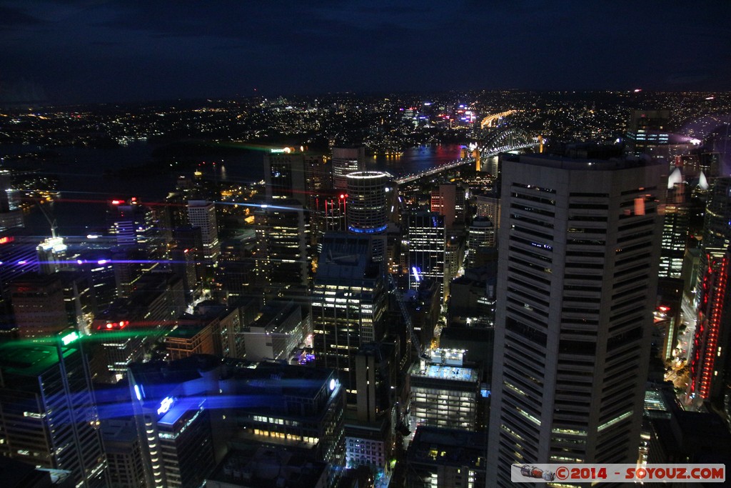 Sydney by Night from Sydney Tower - CDB
Mots-clés: AUS Australie geo:lat=-33.87061932 geo:lon=151.20903566 geotagged New South Wales Sydney Nuit Sydney Tower MLC Centre Harbour Bridge Pont