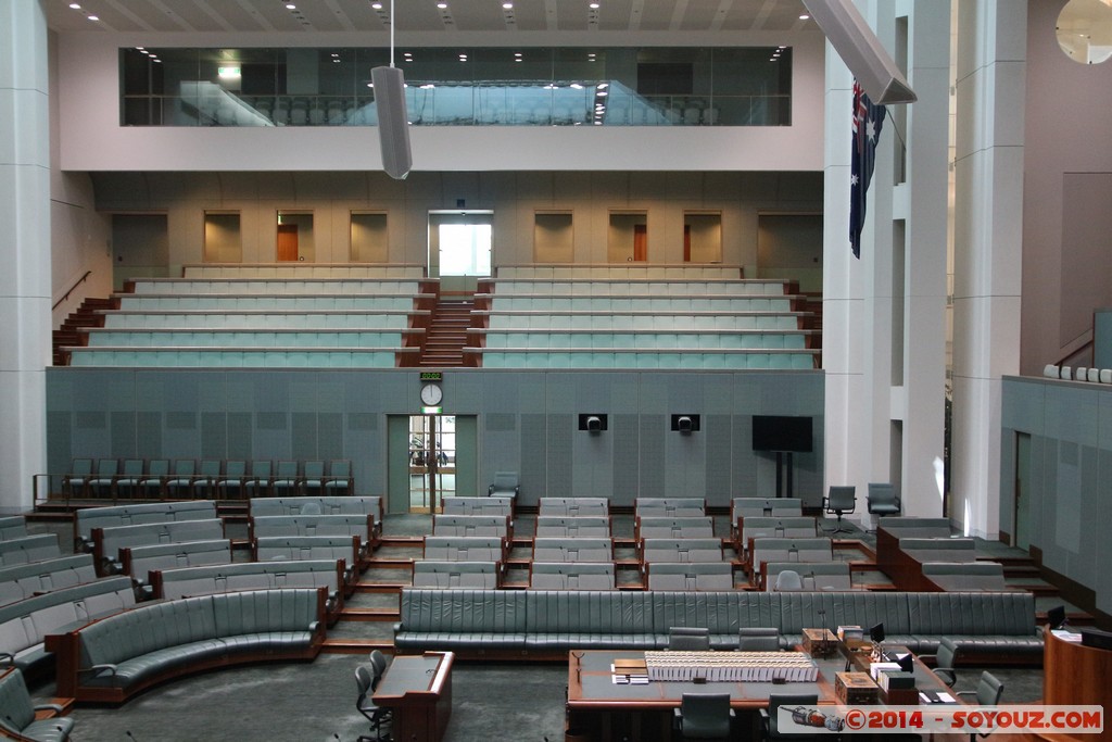 Canberra - Parliament House - The House of Representatives
Mots-clés: AUS Australian Capital Territory Australie Capital Hill geo:lat=-35.30827458 geo:lon=149.12489584 geotagged Parliament House The House of Representatives