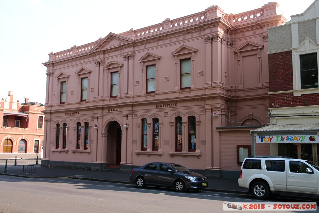 Camperdown - Mechanics Hall Institute
Mots-clés: AUS Australie Camperdown geo:lat=-38.23133740 geo:lon=143.14546222 geotagged Victoria