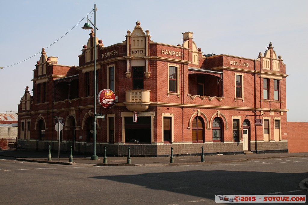 Camperdown - Hampden Hotel
Mots-clés: AUS Australie Camperdown geo:lat=-38.23113067 geo:lon=143.14523041 geotagged Victoria Hampden Hotel